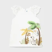 Sukienki i spódniczki dla dziewczynek - Sukienka dla dziewczynki r.80,musztardowy - miniaturka - grafika 1