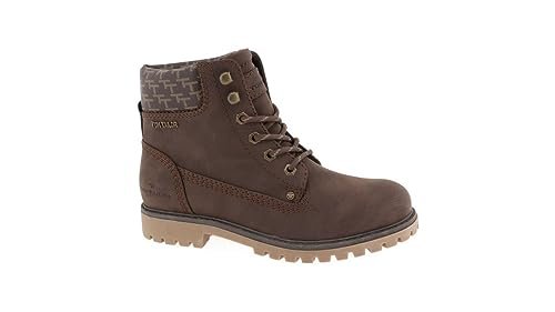 TOM TAILOR Damskie 4290010027 modne kozaki, Mokka, 43 EU