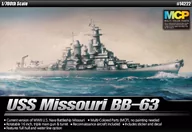 Kolekcjonerskie modele pojazdów - BB-63 USS Missouri 1/700 - miniaturka - grafika 1