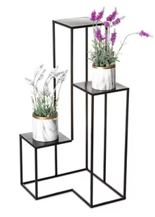 Kwietnik nowoczesny czarny stojak 85 cm - Kwietniki - miniaturka - grafika 1