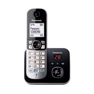 Panasonic KX-TG6821PDB Dect KX-TG6821PDB Czarny KX-TG6821PDB - Telefony stacjonarne - miniaturka - grafika 1