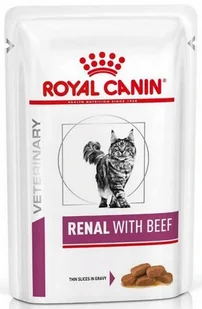 Royal Canin Veterinary Diet Feline Renal Wołowina saszetka 85g - Mokra karma dla kotów - miniaturka - grafika 1