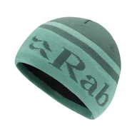Czapki męskie - Czapka unisex Rab Logo Band Beanie green slate/glacier blue - ONE SIZE - miniaturka - grafika 1