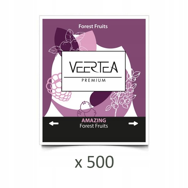 Herbata Veertea Amazing Forest Fruits owoce leśne w kopertach 500 saszetek