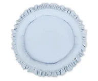 Kokony niemowlęce - Gniazdko z falbanką - niebieskie - miniaturka - grafika 1