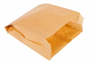 Torebki Papierowe Śniadaniowe 150X65X170Mm 100Szt Fałdowa Szara - Akcesoria do pakowania - miniaturka - grafika 1