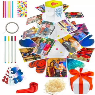 Wysokie Pudełko Niespodzianka - BIAŁY BOX - Albumy fotograficzne - miniaturka - grafika 1