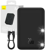 Powerbanki - Powerbank Baseus POWERBANK MAGSAFE BASEUS 20000 mAh 20W ŁADOWANIE BEZPRZEWODOWE KABEL USBC - miniaturka - grafika 1