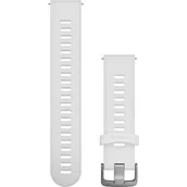 Akcesoria do smartwatchy - Garmin Silikonowy pasek Vivoactive 3/Vivomove HR/Forerunner 645/Forerunner 245 - biały [010-11251-1P] 010-11251-1P - miniaturka - grafika 1