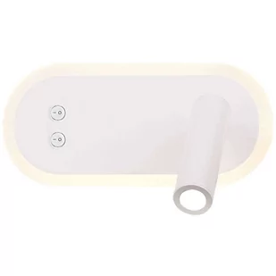 Candellux MIRACLE LAMPA KINKIET 6W+3W LED BIAŁY 22-76014 - Lampy ścienne - miniaturka - grafika 1