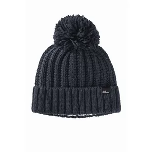 Czapka na zimę Jack Wolfskin HIGHLOFT KNIT BEANIE W night blue - S - Czapki męskie - miniaturka - grafika 1