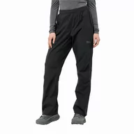 Spodnie sportowe damskie - Damskie spodnie przeciwdeszczowe Jack Wolfskin RAINY DAYS 2.5L PANTS W black - S - miniaturka - grafika 1