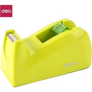 Podajnik do taśmy klejącej RIO zielony E815A GREEN DELI - Taśmy klejące - miniaturka - grafika 1