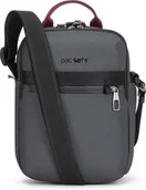Torebki damskie - Torba Antykradzieżowa Na Ramię Pacsafe Metrosafe X Vertical Crossbody 6L Szara - miniaturka - grafika 1