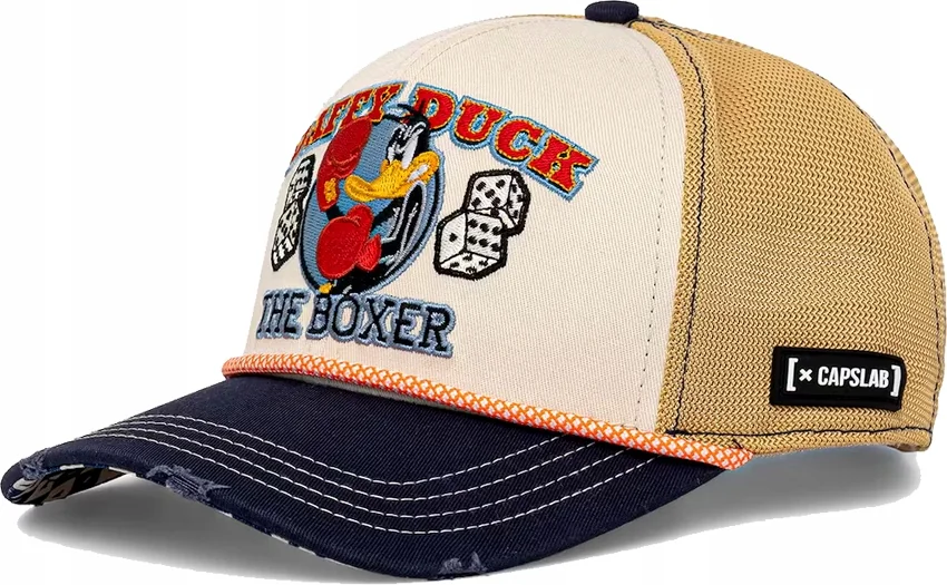 CZAPKA Z DASZKIEM CAPSLAB KACZOR DAFFY DUCK BOXER LOONEY TUNES DISNEY CAP