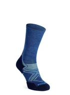 Skarpetki i podkolanówki sportowe - Skarpety merino Smartwool Run TC Cold Crew - alpine blue - miniaturka - grafika 1