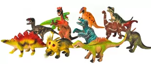 Lt268 Duży Zestaw 12 Dinozaurów Figurki Landtoys - Mały naukowiec - miniaturka - grafika 1