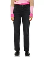 Spodnie damskie - Street One Damskie spodnie jeansowe Casualfit, Czarny denim sprany, 30W / 32L - miniaturka - grafika 1
