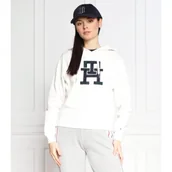 Bluzy damskie - Tommy Hilfiger Bluza LARGE MONOGRAM | Regular Fit - miniaturka - grafika 1