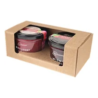 Miód - BeHarmony, zestaw wiśnie w miodzie i miód lipowy z wiśniami, 2 x 230 g - miniaturka - grafika 1
