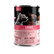 Mokra karma dla psów - PetRepublic Mokra Karma Dla Dorosłych Psów Z Kawałkami Łososia W Sosie 400 g - miniaturka - grafika 1