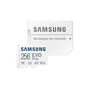 Karty pamięci - Samsung - Samsung karta pamięci microSD z adapterem EVO Plus 256GB MB-MC256KA/EU (BLUE) - miniaturka - grafika 1