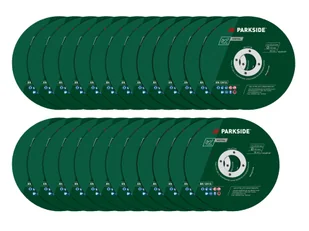 PARKSIDE® Zestaw 25 tarcz lub nakrętka szybkomocująca do szlifierek kątowych (zestaw tarcz tnących 25 szt.) - Akcesoria do elektronarzędzi - miniaturka - grafika 1
