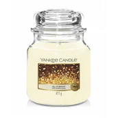 Świece - Yankee Candle All is Bright, średni słoik (411g) - miniaturka - grafika 1
