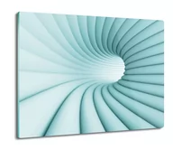 Deski do krojenia - szklana osłona kuchenna druk Tunel biały 3D 60x52, ArtprintCave - miniaturka - grafika 1