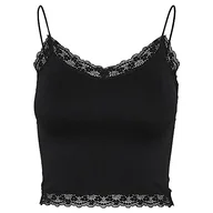 Koszulki i topy damskie - VERO MODA VMTIPPI Singlet Top JRS NOOS, czarny, XL - miniaturka - grafika 1