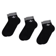 Skarpetki damskie - Adidas Zestaw 3 par niskich skarpet unisex Tref Ank Sck Hc EE1151 Black/White - miniaturka - grafika 1