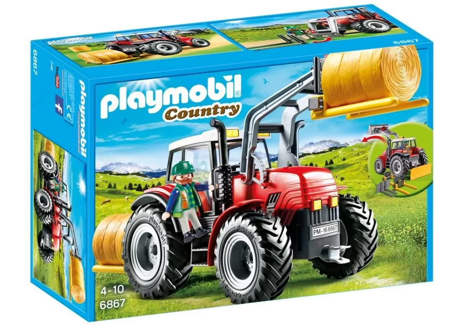 Playmobil Duży traktor z wyposażeniem 6867