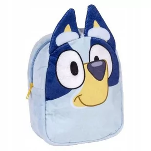 Mini Plecak Przedszkolny Piesek Bluey Z Kieszonką Blu Pluszowy Plecaczek - Plecaki szkolne i tornistry - miniaturka - grafika 1