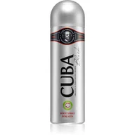 Dezodoranty i antyperspiranty męskie - Cuba Black 200ml M Deodorant - miniaturka - grafika 1