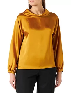 Bluzy damskie - Sisley Bluza damska 52ADLQ02J, Mustard 3P8, XS - grafika 1