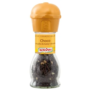 Kotanyi KOTÁNYI MŁYNEK CHOCO POSYPKA DO KAWY I DESERÓW 62 G 410904 - Przyprawy i zioła sypkie - miniaturka - grafika 1