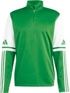 Bluzy męskie - Bluza męska adidas Squadra 25 Training Top zielono-biała JP3161 XL - miniaturka - grafika 1