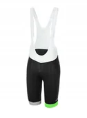 Spodnie rowerowe - Spodenki rowerowe zeroRH+ Prime BLACK/FLUO GREEN/REFLEX - L - miniaturka - grafika 1