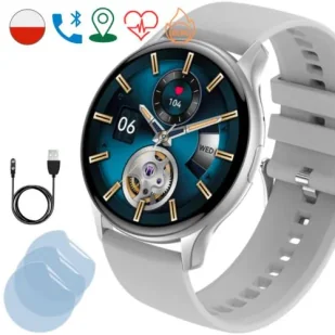 Rubicon Active Amoled Szary - Smartwatch - miniaturka - grafika 1