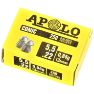Amunicja do wiatrówek - Śrut Apolo Conic 5.5 mm, 250 szt. 0.84g/13.0gr (20006) - miniaturka - grafika 1