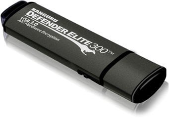 iStorage Kanguru Defender Elite300, 64GB pamięć USB USB Typu-A 3.2 Gen 1 3.1 Gen 1 Czarny, Szary