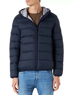 Champion Męska kurtka outdoorowa z kapturem, granatowy, XXL - Kurtki męskie - miniaturka - grafika 1