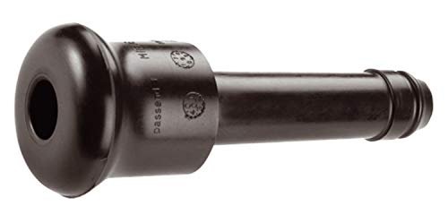 Kerbl 4625 gumka do włosów pasuje do Miele, długość 180 mm, otwór 24 mm, 4 sztuki