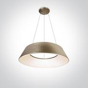 Lampy sufitowe - Amedi lampa wisząca szczotkowany złoty LED 63058A/BGL/W OneLight - miniaturka - grafika 1