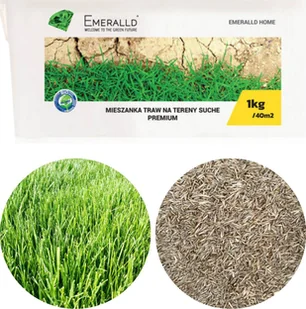 Emeralld Mieszanka traw na tereny suche 1kg - Trawy i trawniki - miniaturka - grafika 1