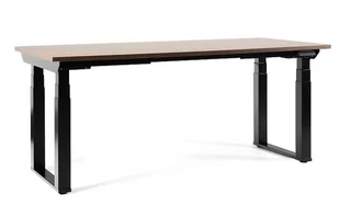 Biurko Q-Form - Stelaż i blat - 150x80 cm - YZ-17 Walnut - Biurka - miniaturka - grafika 1