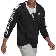 Bluzy sportowe męskie - adidas Essentials Fleece 3-Stripes Full-Zip Hoodie > GK9051 - Adidas - miniaturka - grafika 1