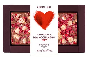Czekolada mleczna z żurawiną i orzechami laskowymi - serce dla taty - Czekolada - miniaturka - grafika 1