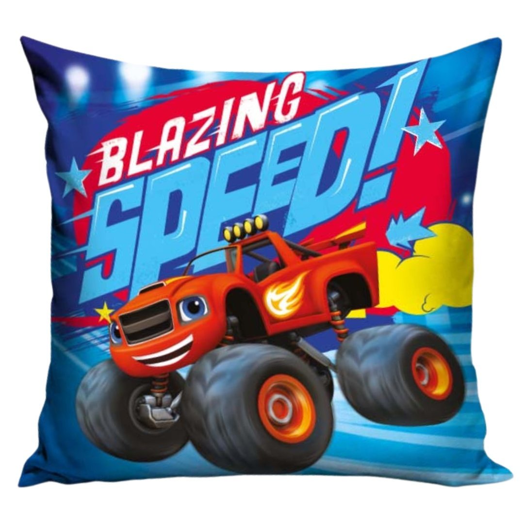 Poduszka Blaze Licencyjna Dekoracyjna z Autkiem Monster Truck do Pokoju
