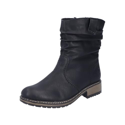 Rieker Damskie botki Z6881, czarne, rozmiar 41 EU, czarny, 41 EU